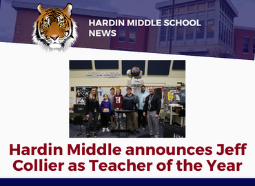  Hardin names Jeff Collier as Teacher of the Year